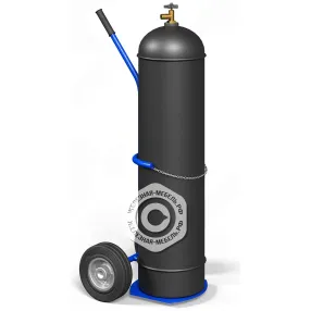 тележка для перевозки одного баллона гбр-1 (без колёс)