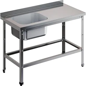 ванна моечная цельнотянутая с рабочей поверхностью с бортом вмцр/1-15/7-бпо-эц