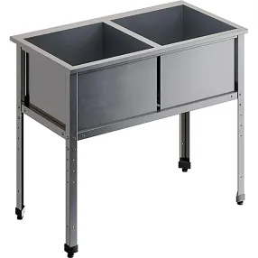 ванна моечная двухсекционная вмс-2/4-эк