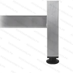 стол производственный спрп - 860х1000х800 «profi inox» с полкой перфорацией (с бортом)