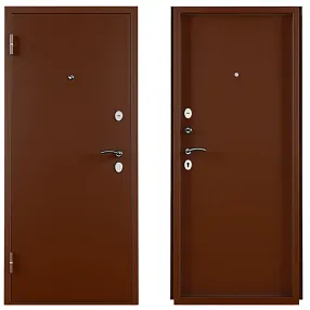 металлическая дверь титан (металл/металл) 2050/860