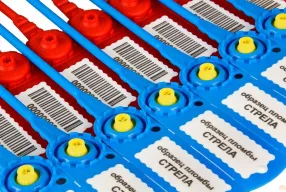 пластиковая пломба стрела штрихкод